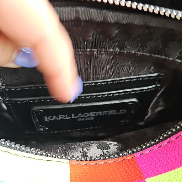 Karl Lagerfeld Multicolor Crossbody Bag NWT and Box - Picture 9 of 12